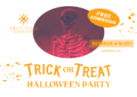 Halloween Trick or Treat Party Postcard Image Preview