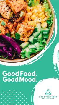 Healthy Food Salad Facebook Story