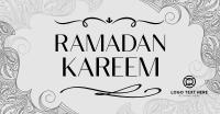 Ornamental Ramadan Greeting Facebook Ad