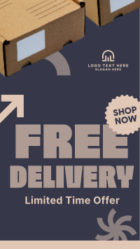 Delivery Shipping Instagram Story Design