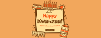 Kwanzaa Doodle Facebook Cover