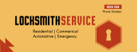 Locksmith Services Facebook Cover Design