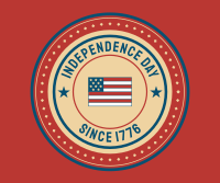 4th of July Badge Facebook Post