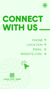 Corporate Connect With Us Instagram Story Design