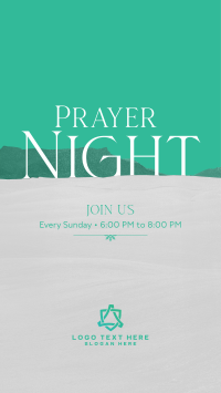 Prayer Night  Facebook Story