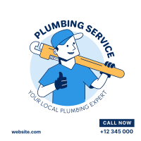 Plumber Guy Instagram Post