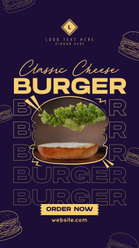 Cheese Burger Restaurant Instagram Reel