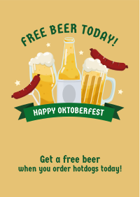 Cheers Beer Oktoberfest Flyer