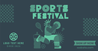 Go for Gold on Sports Festival Facebook Ad