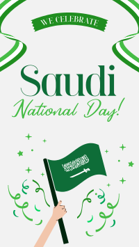 Raise Saudi Flag Instagram Reel Image Preview