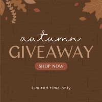 Autumn  Giveaway Promo Instagram Post Image Preview