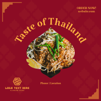 Taste of Thailand Instagram Post Design