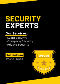 Security At Your Service Flyer