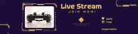 Join The Stream Now Twitch Banner