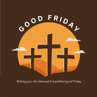 Good Friday Badge Linkedin Post