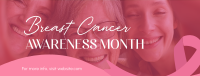 Breast Cancer Prevention Facebook Cover Image Preview