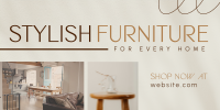 Stylish Furniture Store Twitter Post