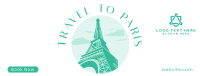 Paris Travel Booking Facebook Cover