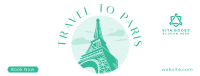 Paris Travel Booking Facebook Cover Image Preview