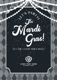 Mardi Gras Party Poster