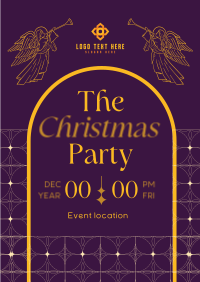 Christmas Dinner Party Poster