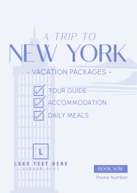 NY Travel Package Flyer