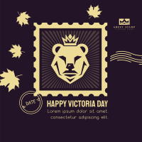 Victoria Day Bear Stamp Linkedin Post Image Preview