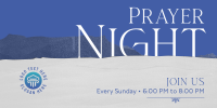 Prayer Night  Twitter Post