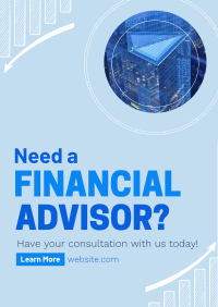 Professional Financial Advisor Flyer