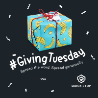 Quirky Giving Tuesday Instagram Post Design