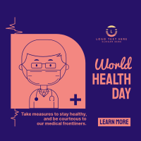 Doctor Health Day Linkedin Post