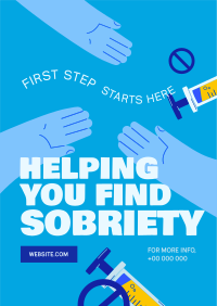 Find Sobriety Poster