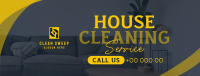 Professional House Cleaning Service Facebook Cover Image Preview