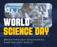 Corporate World Science Day Facebook Post