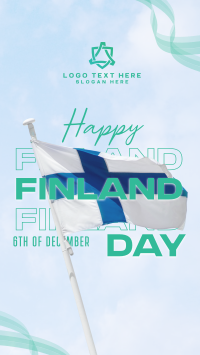 Simple Finland Indepence Day Instagram Story