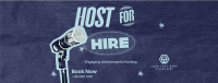 Hiring Event Host Facebook Cover