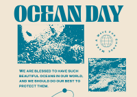 Protect our Beautiful Ocean Postcard