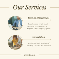 Services for Business Instagram Post