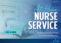 Professional Nurse Postcard Design