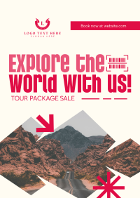 Travel Discount Deals Poster Design