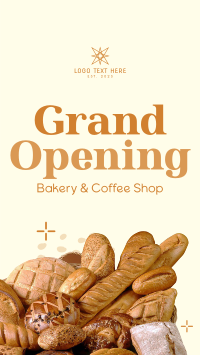 Bakery Opening Notice Instagram Reel