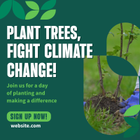 Tree Planting Event Linkedin Post Design
