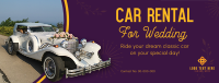 Classic Car Rental Facebook Cover Design