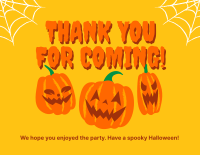 Pumpkin Takeover Thank You Card Image Preview