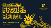 Special Ramen Serving Animation