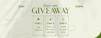 Elegant Giveaway Steps Facebook Cover Image Preview