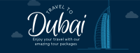 Welcome to Dubai Facebook Cover