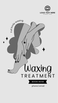 Leg Waxing Instagram Story