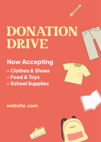 Donation Drive Poster