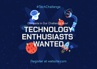 Technology Challenge Postcard Design